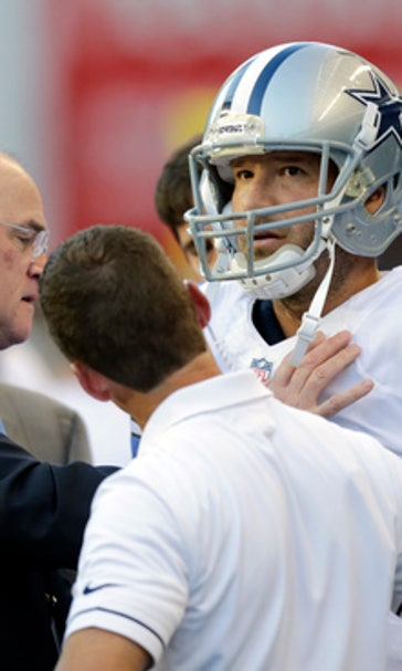 Tony Romo out with another back injury, no word on return